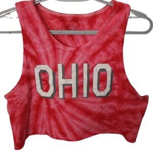 Ohio State Cropped Tank Size Small